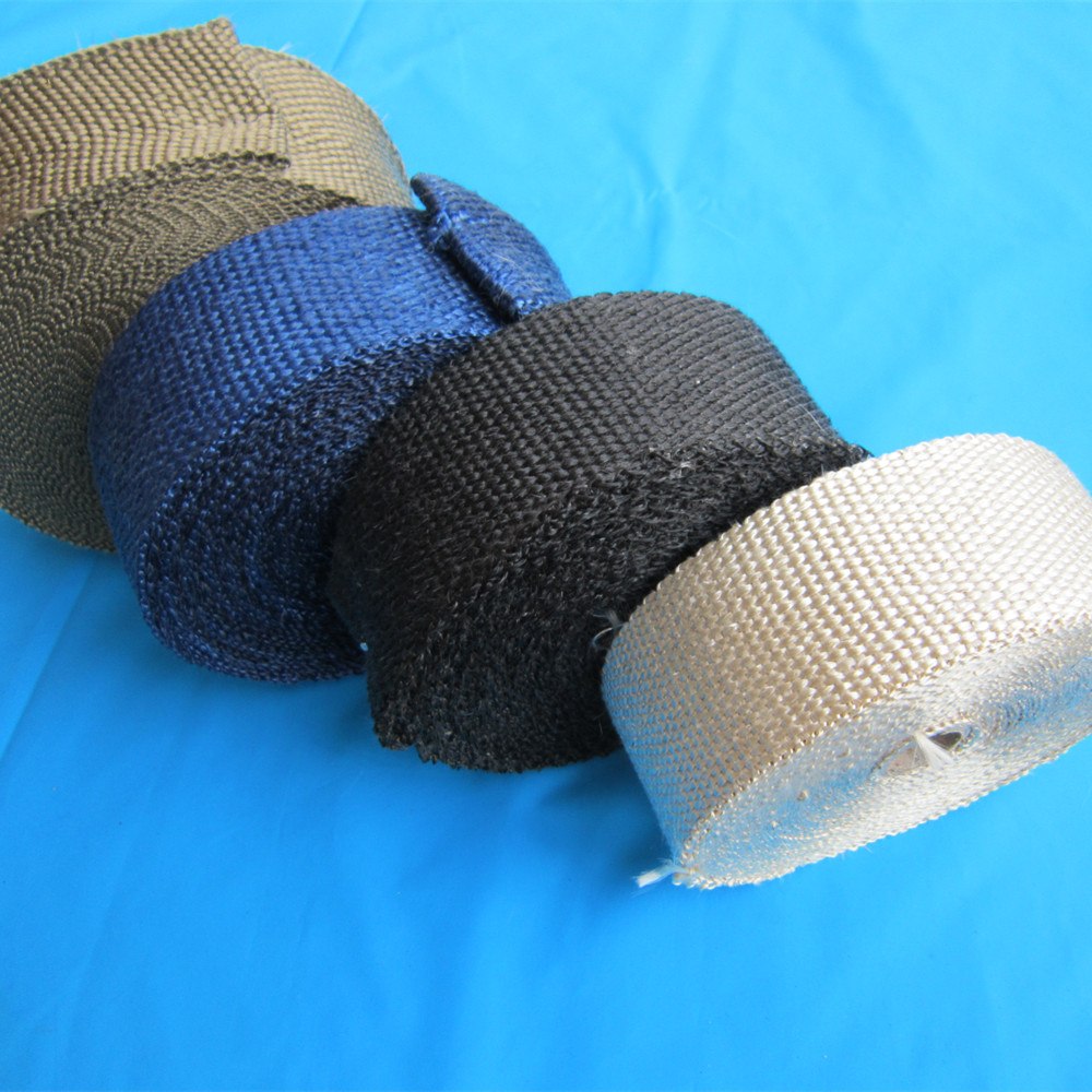 Black Glass Fiber Exhaust Wrap